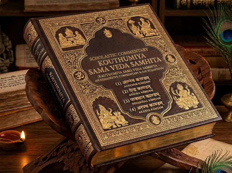 Kouthumiya Sama Veda Samhita Scholastic Commentary