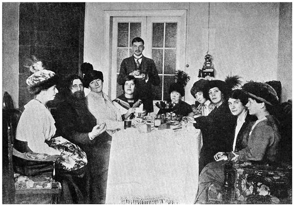 Rasputin in his court