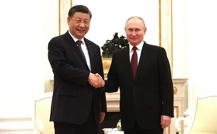 Vladimir Putin met with President Xi Jinping