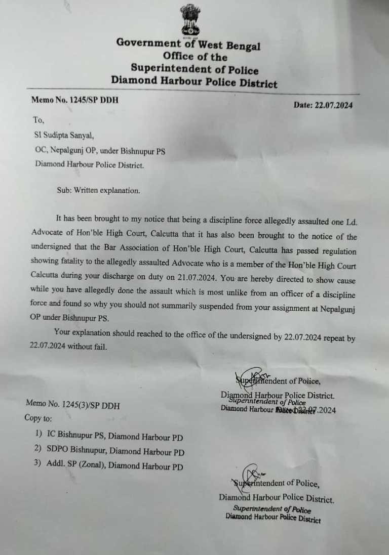 Calcutta-High-Court-Bycott-show-cause-to-police