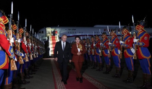 Vladimir-Putin-arrived-in-Mongolia