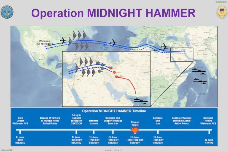 Operation Midnight Hammer: U.S. Strike on Iran's Nuclear Sites