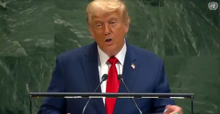 Statement of Donald Trump of US (80th Session UNGA) Debate