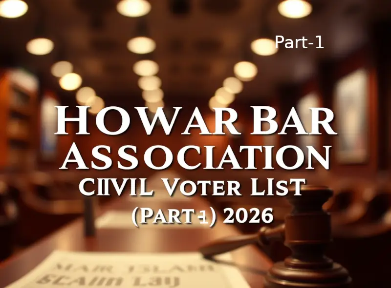 Howrah Bar Association (Civil) Voter List (Part-1)