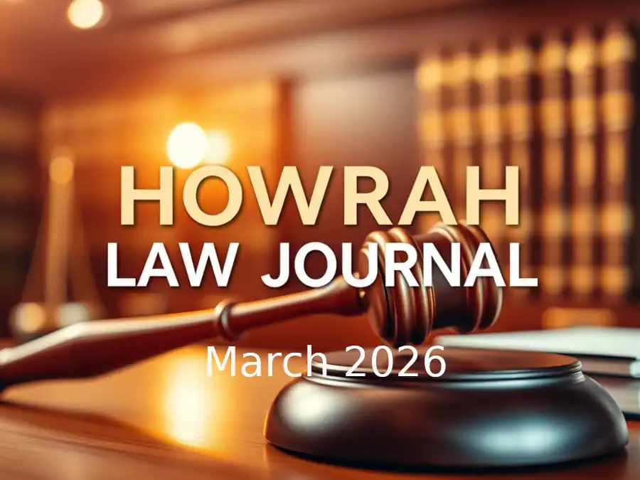 Howrah Law Journal (March 2026)