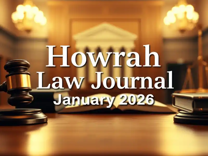 Howrah Law Journal (January 2026)