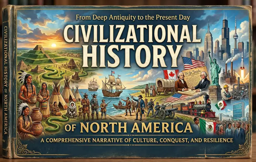 Civilizational History of North America (315-Volume): The Turtle Island and the American Imperium
